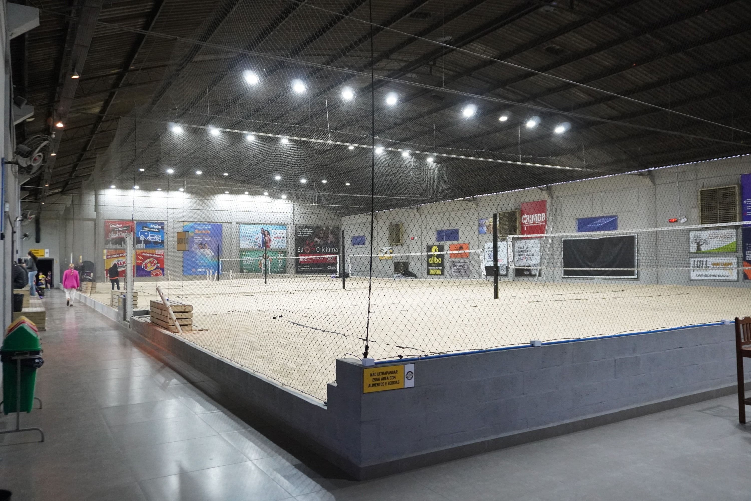 Imagem da quadra de Pickleball